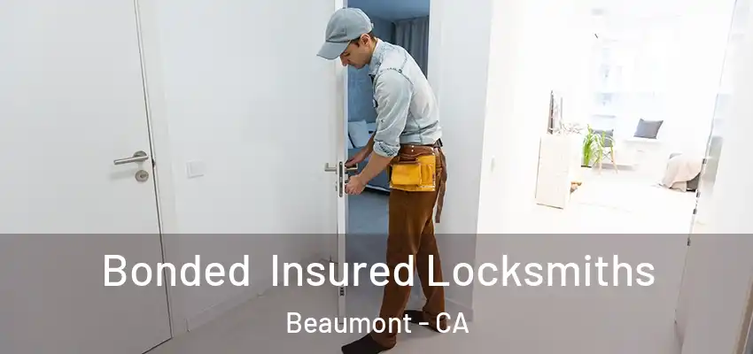 Bonded Insured Locksmiths Beaumont - CA